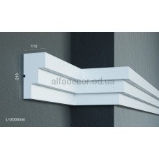 Карниз фасадный (2.00м) Prestige Decor KC 124