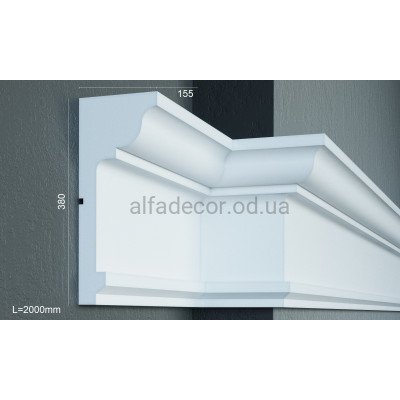 Карниз фасадний (2.00м) Prestige Decor KC 133 купити в Одесі