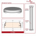 База колонны фасадная Prestige Decor LC 102-3 купить в Одессе