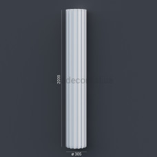 Колона(ствол) фасадна з канелюрамі (2.00м) Prestige Decor LC 102-21