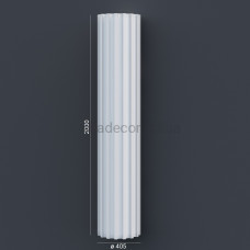 Колона(ствол) фасадна з канелюрамі (2.00м) Prestige Decor LC 103-21