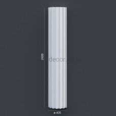 Напівколона(ствол) фасадна з канелюрамі (2.00м) Prestige Decor LC 103-21 HALF