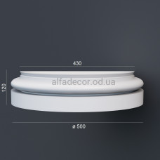 База полуколонны фасадная Prestige Decor LC 103-3 HALF