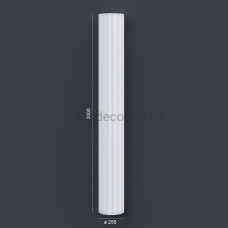 Колона(ствол) фасадна з канелюрамі (2.00м) Prestige Decor LC 104-21