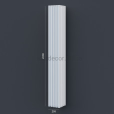 Колонна(ствол) фасадная с каннелюрами (2.00м) Prestige Decor LC 107-21
