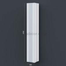 Колонна(ствол) фасадная с каннелюрами (2.00м) Prestige Decor LC 111-21