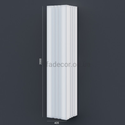 Колонна(ствол) фасадная с каннелюрами (2.00м) Prestige Decor LC 112-21 купить в Одессе