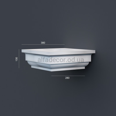 Капитель колонны фасадная Prestige Decor LC 113-1 купить в Одессе