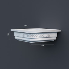 Капитель колонны фасадная Prestige Decor LC 114-1
