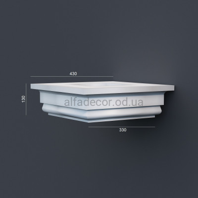 Капитель колонны фасадная Prestige Decor LC 114-1 купить в Одессе