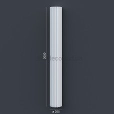 Напівколона(ствол) фасадна з канелюрамі (2.00м) Prestige Decor LC 101-21 HALF