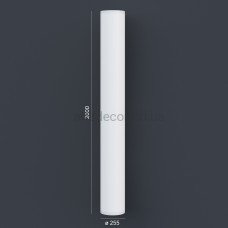 Напівколонна(ствол) фасадна гладка (2.00м) Prestige Decor LC 101-2 HALF