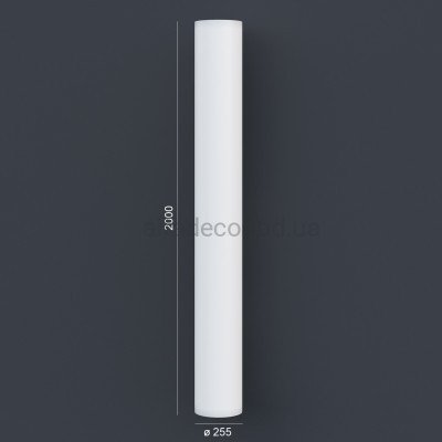 Напівколонна(ствол) фасадна гладка (2.00м) Prestige Decor LC 101-2 HALF купити в Одесі