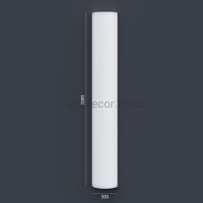 Напівколонна(ствол) фасадна гладка (2.00м) Prestige Decor LC 102-2 HALF