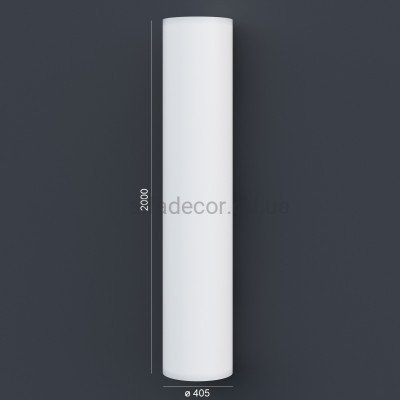 Колона(ствол) фасадна гладка (2.00м) Prestige Decor LC 103-2 купити в Одесі