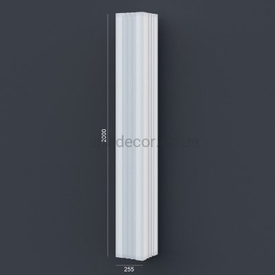 Колонна(ствол) фасадная с каннелюрами (2.00м) Prestige Decor LC 110-21 купить в Одессе