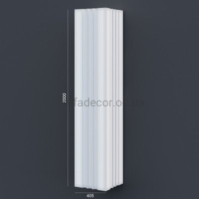 Колона(ствол) фасадна з канелюрамі (2.00м) Prestige Decor LC 112-21 купити в Одесі