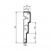 Молдинг фасадный (2.00м) Prestige Decor MC 122 купить в Одессе