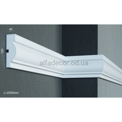 Молдинг фасадний (2.00м) Prestige Decor MC 115 купити в Одесі