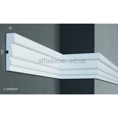 Молдинг фасадний (2.00м) Prestige Decor MC 119 купити в Одесі