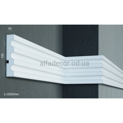 Молдинг фасадний (2.00м) Prestige Decor MC 124 купити в Одесі