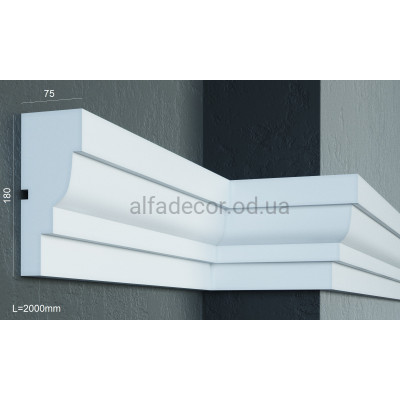 Молдинг фасадний (2.00м) Prestige Decor MC 136 купити в Одесі