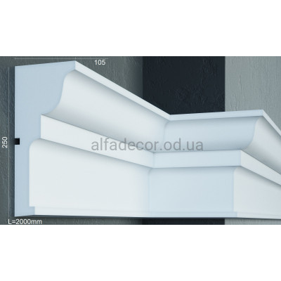 Молдинг фасадний (2.00м) Prestige Decor MC 142 купити в Одесі