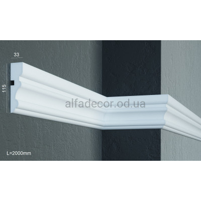 Молдинг фасадний (2.00м) Prestige Decor MC 154 купити в Одесі