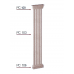 Капитель пилястры фасадная (2.00м) Prestige Decor PC 109 купить в Одессе