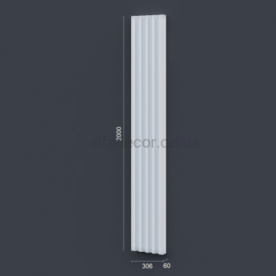 Пилястра(тело) фасадная (2.00м) Prestige Decor PC 102 купить в Одессе