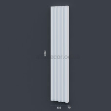 Пілястра(тіло) фасадна (2.00м) Prestige Decor PC 103