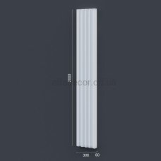Пилястра(тело) фасадная (2.00м) Prestige Decor PC 102