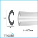 Карниз для прихованого LED освітлення KD 112 (1.15м) Tesori купити в Одесі