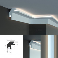 Карниз для прихованого LED освітлення KD 203 (1.15м) Tesori