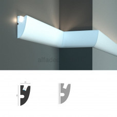 Карниз для скрытого LED освещения KD 304 (1.15м) Tesori