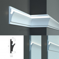 Карниз для прихованого LED освітлення KD 402 (1.15м) Tesori