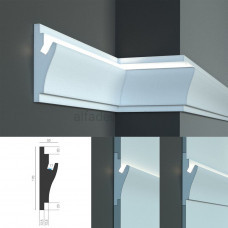 Карниз для прихованого LED освітлення KD 403 (1.15м) Tesori