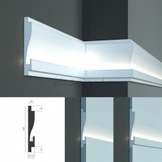 Карниз для прихованого LED освітлення KD 404 (1.15м) Tesori
