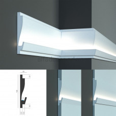 Карниз для прихованого LED освітлення KD 405 (1.15м) Tesori