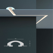 Карниз для прихованого LED освітлення KD 112 (1.15м) Tesori