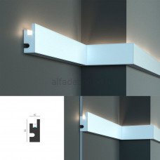 Карниз для прихованого LED освітлення KD 301 (1.15м) Tesori