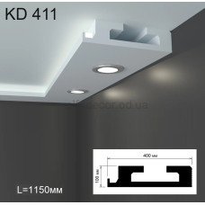 Карниз для скрытого LED освещения KD 411 (1.15м) Tesori