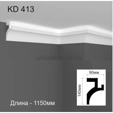 Карниз для скрытого LED освещения KD 413 (1.15м) Tesori