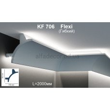 Карниз для підсвічування гнучкий KF 706 Flexi (2.00м) Tesori